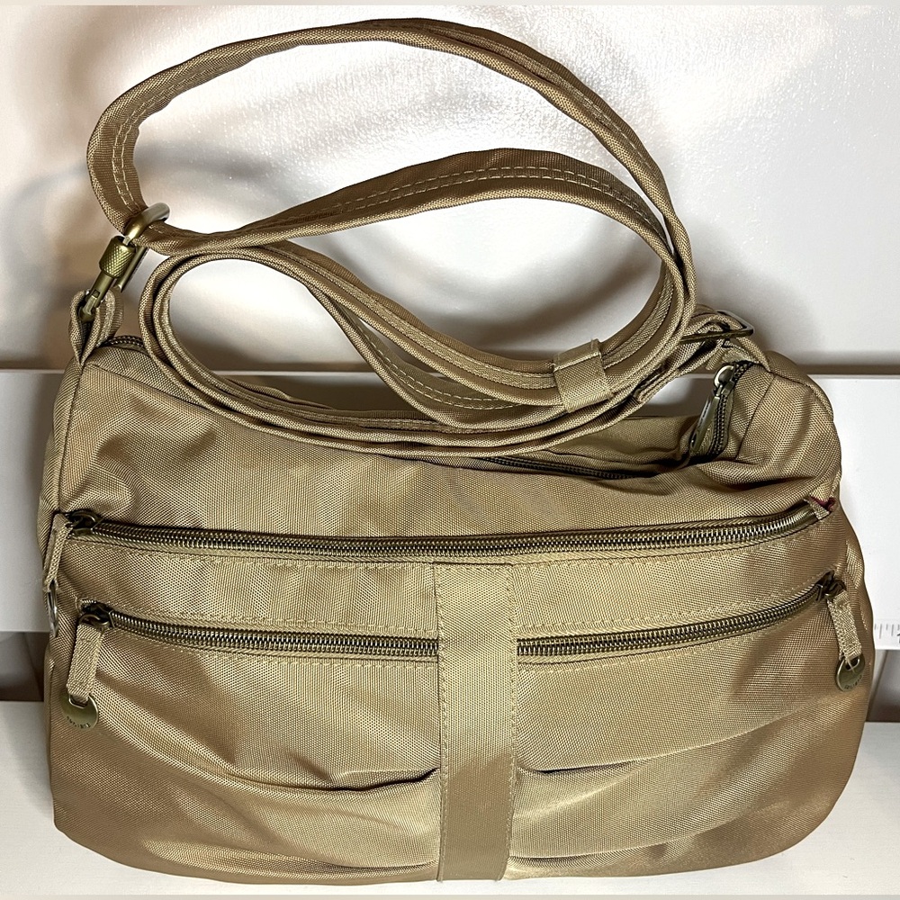 TravelOn,Shoulder bag,Tan,Adjustable strap. New no tags